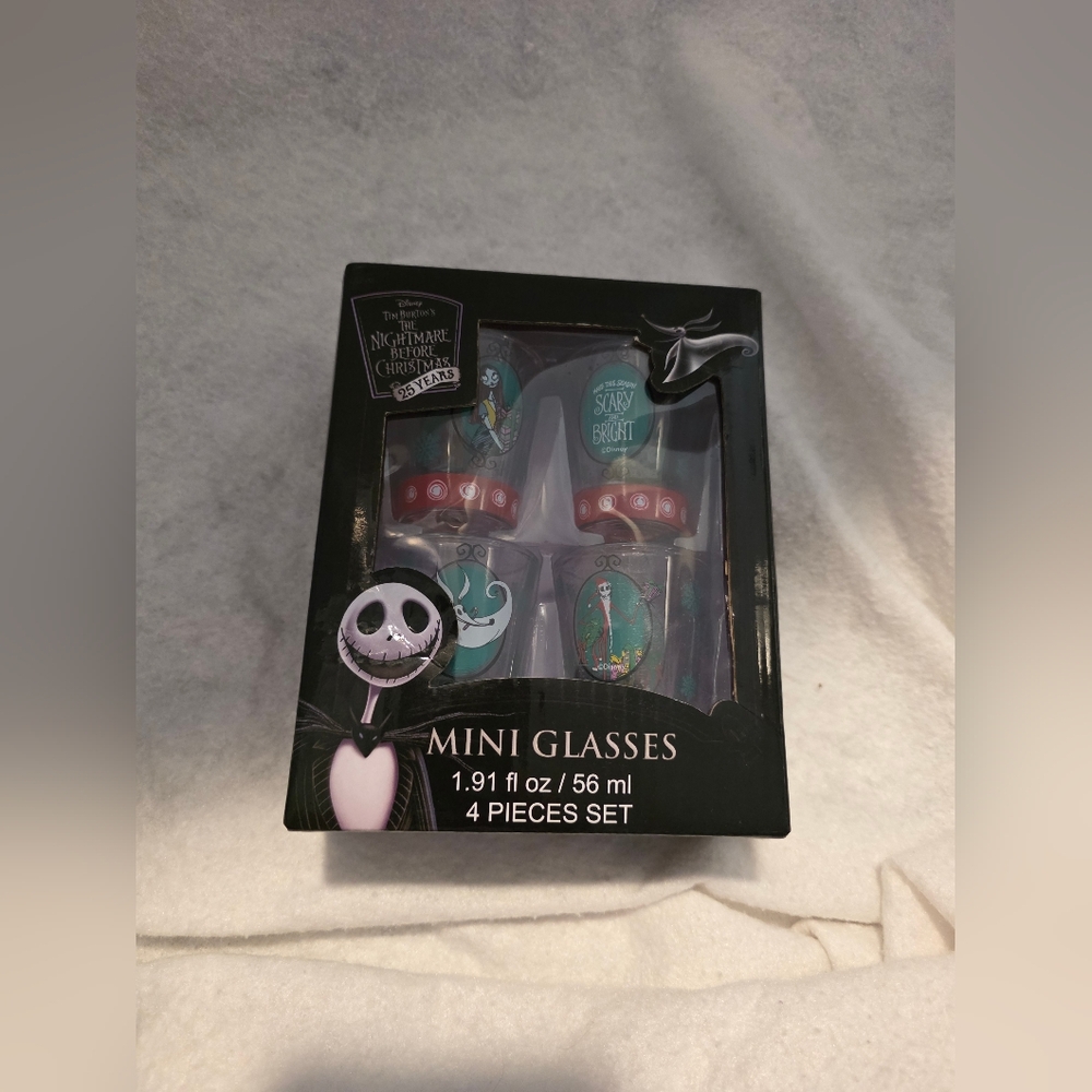 NEW Disney Nightmare Before Christmas Shot Glass Set